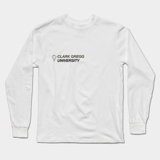 Clark Gregg University Logo (1) Long Sleeve T-Shirt